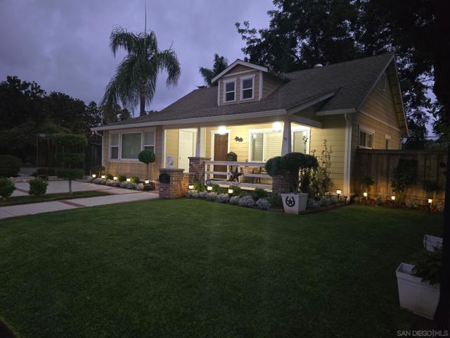 at night