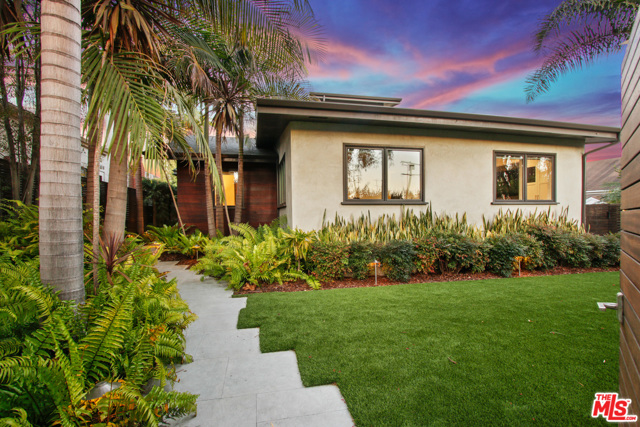 3023 Glenn Avenue Santa Monica, California Entertainer's dream - Completely rebuilt and redesigned in 2011, this California Contemporary feat. 4 beds + 3.75 baths and 2,721 sf of living area in a prime Sunset Park area of Santa Monica. Enter through the gated entry and lush landscaping into a thoughtfully designed open concept floorplan with designer finishings throughout. Chefs kitchen with custom cabinets, SS appliances, Caesarstone counters, and wine fridge. Huge media room with separate bath and shower. French doors open to a secluded patio and backyard with jacuzzi. Upstairs has three bedrooms, includ. a large master bedroom with vaulted ceilings, walk-in closet, and gorgeous master bath with dual sinks and oversized shower. 2-car garage accessed from the alley with a remote controlled gate for security and privacy. All systems were installed new including central Air Cond, high fidelity speakers throughout the entire house, dual pane windows, copper plumbing, roof, and more. Santa Monica luxury living at its finest!