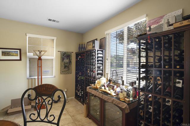1st floor bedroom used as a wine room