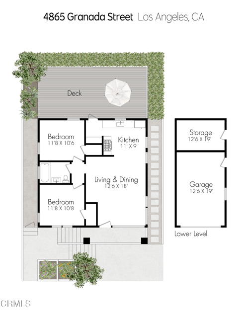 Detail Gallery Image 40 of 40 For 4865 Granada St, Los Angeles,  CA 90042 - 2 Beds | 1 Baths