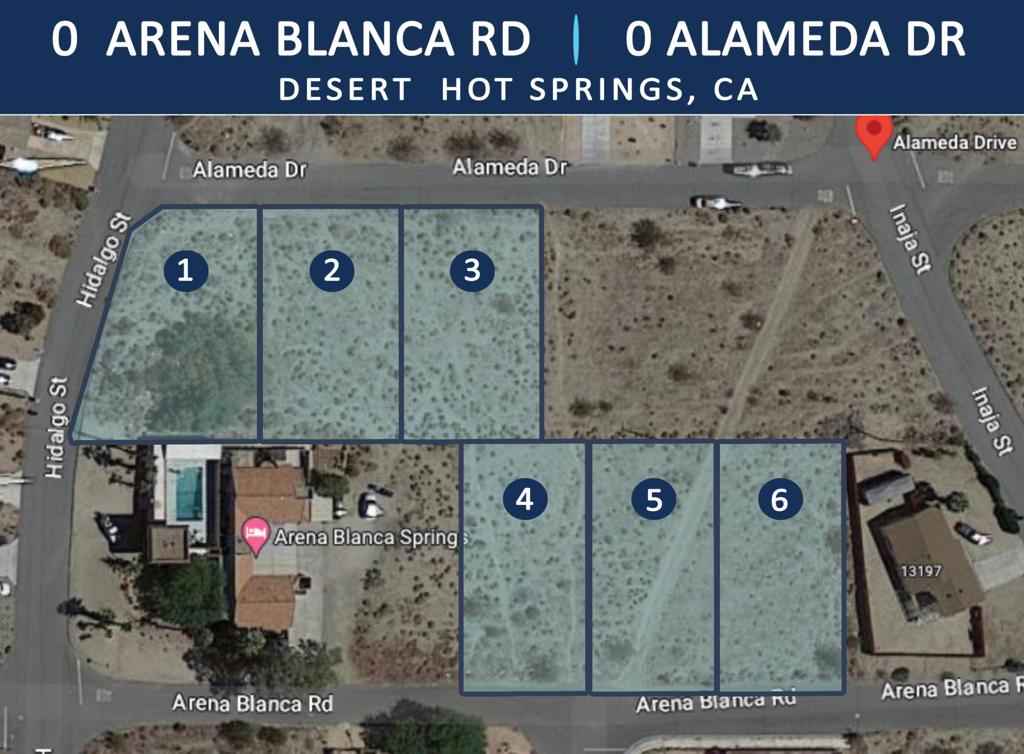 0 Arena Blanca Rd./0 Alameda Dr., Desert Hot Springs, CA 92240