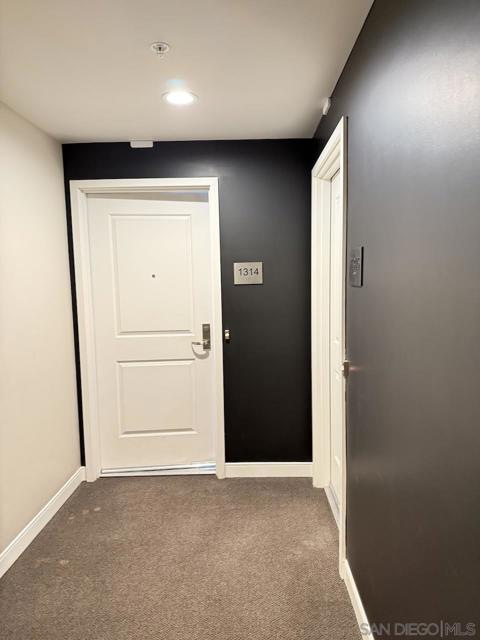 Interior Front Door to Unit