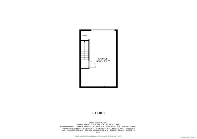 2710 Ariane Dr, San Diego, California 92117, 1 Bedroom Bedrooms, ,1 BathroomBathrooms,Townhouse,For Sale,Ariane Dr,250020044SD