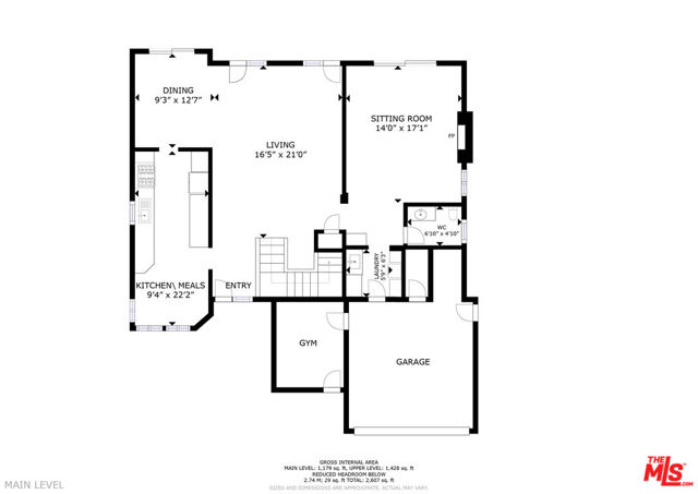 Floor plan lower level