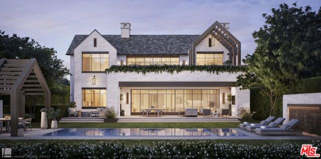 Introducing the architecturally remarkable and meticulously designed plans to construct a luxury residence, a masterpiece envisioned by the renowned architect Richard Landry AIA. Nestled in the prestigious Beverly Hills Flats, 609 N Bedford Drive exemplifies what will be the perfect fusion of contemporary elegance and enduring allure. This extraordinary property has proposed plans that boast an expansive approx. +/-10,500 square feet of indoor and outdoor living and entertainment spaces. As you enter through the covered entryway, you are greeted by a grand foyer with soaring double-height ceilings that create an open and inviting atmosphere. The main level features a spacious office and a welcoming guest suite. The open-concept kitchen and living area seamlessly flow into the rear yard, where you'll discover a tranquil oasis with a pool, spa, a generously sized covered patio, a barbecue area, an outdoor shower, and a convenient pool bath. The lower level is a true haven for recreation and wellness, offering a state-of-the-art gym, a media room, an en suite bedroom, and a capacious 4-car garage with a turnstile and ample space for additional vehicles. Upstairs, you'll find four generously sized en suite bedrooms, each exuding style and comfort. The primary suite is a work of art in itself, featuring a spacious balcony and expansive walk-in closets, ensuring privacy and luxury for its occupants. It is important to note that Beverly Hills Building and Safety have approved the plans. The permit has been RTI since Aug. 4, 2023. This is an opportunity you do not want to miss! **NOTE: Some images are for rendering purposes and intended solely for conceptual representation.**