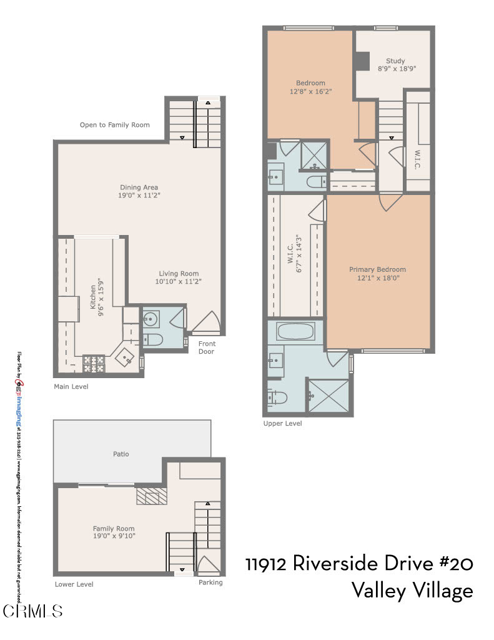 Detail Gallery Image 47 of 47 For 11912 Riverside Dr #20,  Valley Village,  CA 91607 - 2 Beds | 3 Baths