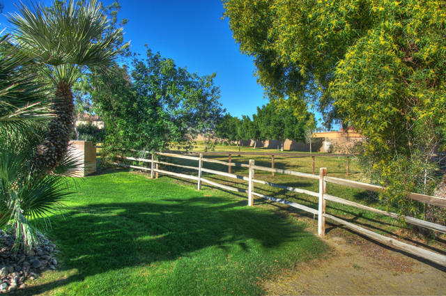 Fenced green spaces