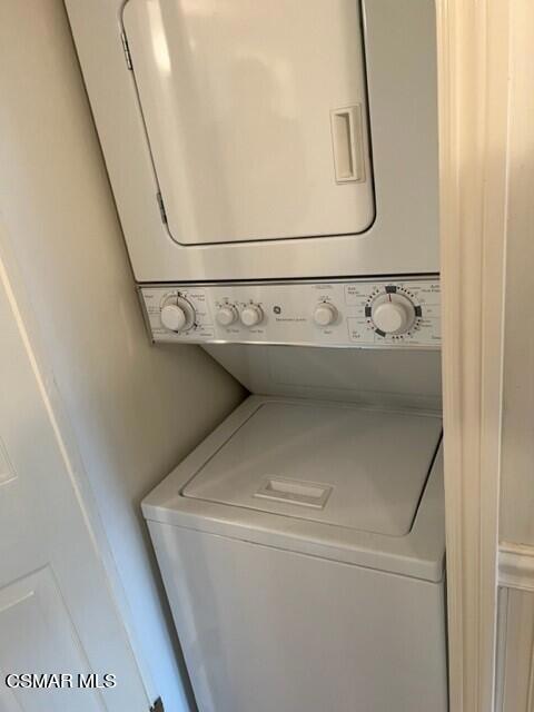 Stacked washer & dryer