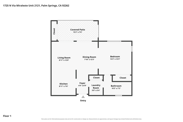 1725 N Via Miraleste #2121, Palm Springs, CA 92262