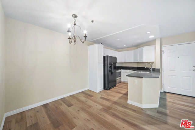 living room & kitchen