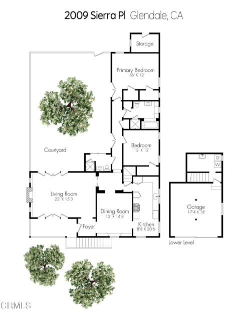 Detail Gallery Image 36 of 36 For 2009 Sierra Pl, Glendale,  CA 91208 - 2 Beds | 2 Baths