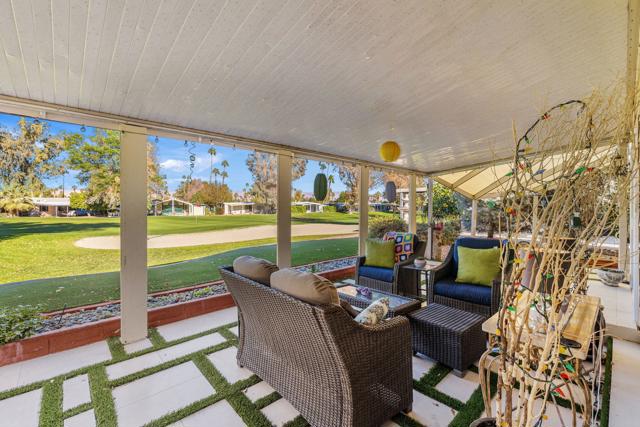 Back Patio overlooking Golf Course