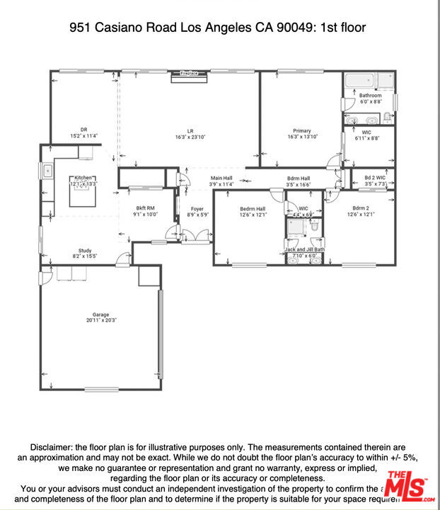 951 Casiano Road, Los Angeles, California 90049, 3 Bedrooms Bedrooms, ,2 BathroomsBathrooms,Single Family Residence,For Sale,Casiano,24397623