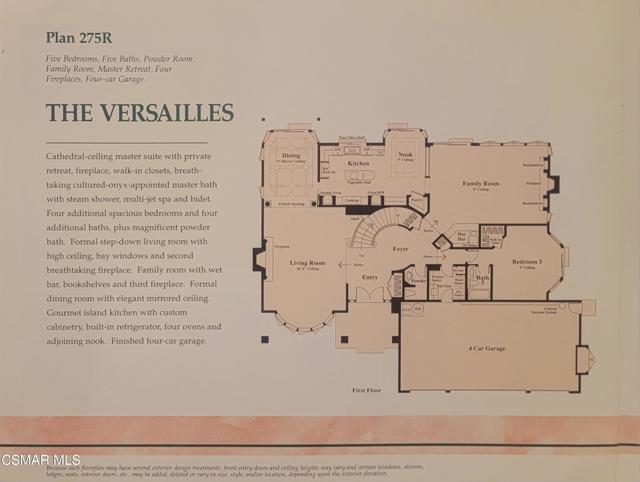 Versailles Model - Downstairs