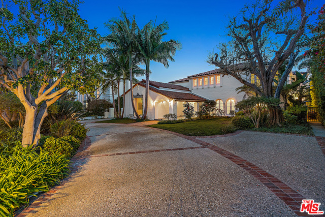 711 N Linden Drive Beverly Hills, California Charm abounds in this completely refreshed character Spanish on a big flat lot with guest apartment, heated swimmers pool, cabana with pool bath/changing rooms, dining patios & flat grassy backyard with beautiful mature landscaping throughout. Located on one of the best streets in the highly coveted west end of Beverly Hills in the sought after El Rodeo school district, just minutes from Rodeo Drive & all the shops & restaurants in the heart of the city. Set back from the street, enter through a motor court with ingress and egress into a courtyard & house bathed in character with lots of original details, such as Spanish pavers & tiles, archways, wood beams & stain glass windows. Picturesque formal living & dining rooms lead to the over-sized family room with wet bar, downstairs office and separate maids wing, with 3 more large bedrooms suites upstairs. This is an impeccably clean & well maintained home filled with a rich history and timeless elegance.