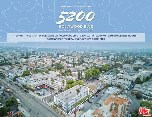 5200 Hollywood Boulevard, Los Angeles, California 90027, ,Multi-Family,For Sale,Hollywood,24406307