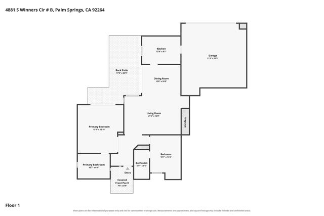 4881 S Winners Circle #B, Palm Springs, CA 92264
