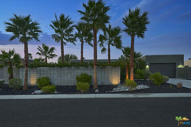 1096 Lucent Court Palm Springs, California Newer construction mid-century designed home by architect, James Cioffi built with todays standards with energy efficiency and greener living. This spectacular upgraded home features 3 bedrooms (2 en suite), 3 baths, with all the mid-century and modern features of today; solar/owned, clean lines, indoor/outdoor living, high ceilings, open floor plan, cement floors, upgraded kitchen with waterfall island quartz countertops, Bosch appliances, lots of light throughout. Some of the energy efficient items are; energy efficient pools, coolStar coated roof surface, one coat stucco wall system, tankless hot water heating. system, solarban 70xl glass windows, radiant roof barrier panels, solar and more. All this situated on one of the biggest lots in the Murano community with lush landscaping with a tranquil Zen like atmosphere as soon as you enter. Enjoy entertaining in the resort-like pool and spa area with cabana and great views of the San Jacinto mountains located on a quiet cul-de-sac. No HOAs and you own the land. Furnishings available outside of escrow. This is a must see! Be sure to watch video below. Broker and Broker's Agents do not represent or guarantee accuracy of the square footage, permitted or unpermitted space, bd/ba count, lot size/dimensions, schools, or other information concerning the conditions or features of the property. Buyer is advised to independently verify the accuracy of all information.
