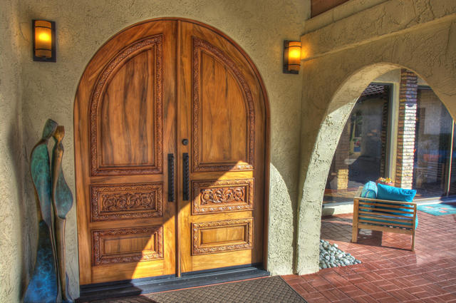 Custom entry door