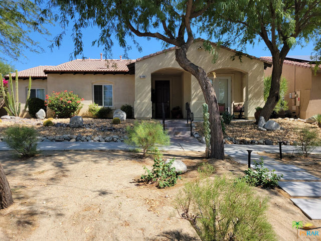 67696 Rio Vista Drive Cathedral City, California This 2 bedroom / 2 bath home offers an open and bright living area. The office could be used as a 3rd bedroom by adding a closet. The kitchen includes stainless steel appliances with granite counters and abundant cabinets, and it overlooks both dining and living areas for entertaining. The backyard is beautifully landscaped and includes a covered patio area. Verano has a community pool and recreation area.