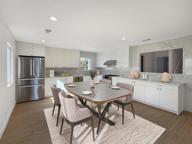 Virtually Staged Dining In Kitchen -  1st Floor
