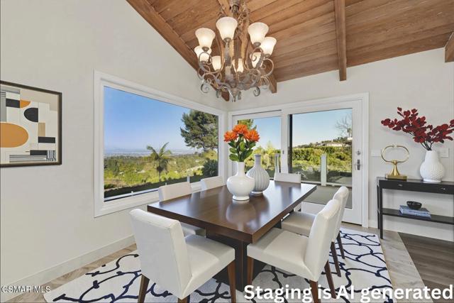 Staging is AI generated. 3