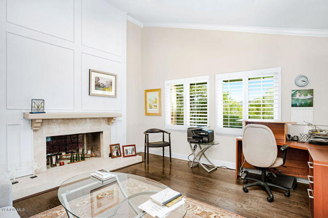 Living Area with Fireplace