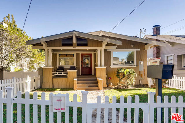 520 Ashland Avenue Santa Monica, California Vintage 1912 bungalow painstakingly upgraded with new bathrooms, top-of-the-line kitchen upgrades and appliances, Smart Home features, new Ring security system, new HVAC and much more. Main house is 2BR/2BA/1,125sf. Detached two-car garage includes 2nd level, remodeled 352 sq. ft. 1BD/1BA apartment with kitchenette, washer/dryer and AC - perfect for a home office, live-in nanny or private guest accommodations. This property includes a spacious back yard, ideal for entertaining, relaxing or enjoying the sea breeze. Located on a quiet street lined with mature trees, you can walk or bike to the beach, Main Street shops and cafes or popular Rose Avenue.