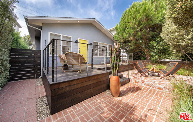 811 Marco Place Venice, California This is an extremely rare opportunity to own a secluded, private home on the famed Walk Streets of Venice. Located in the sought-after 800 block, this newly-renovated 1929 bungalow has a lot of serene, beautifully-landscaped outdoor space. Its the best of indoor/outdoor California living! Recent renovations include new kitchen with stainless steel appliances, range, Ceaserstone countertops, and custom cabinetry. The kitchen opens up into a spacious living space with vaulted ceilings, skylights, recessed lighting and large windows, providing a sun-drenched experience. Large master suite includes en suite bathroom, and opens up onto the large back deck. Features hardwood floors throughout, tons of closet space, new HVAC/heating system and new ceiling fans in both bedrooms. There is a detached, finished 250+ sq. ft. studio which can serve as an office, one-car garage or playroom (includes heating and AC). Both the large front and back decks are provide a quiet, secluded space for you to enjoy morning coffee or entertain friends at sunset. The new landscaping and irrigation system are maintained weekly. Best of all, you can walk to the popular shops, restaurants and cafes of Abbott Kinney Blvd. and Rose Avenue, or stroll over to Superba Food & Bread or Deus Ex Machina for coffee or morning pastries. Just a short bike ride to the beach, Venice Pier, Santa Monicas Main Street and much more. Seller updates/highlights: Home built in 1929 yet newly renovated/updated. New roof. New foundation. Newly renovated bathrooms. Newly renovated kitchen with new stainless steel appliances and caesarstone countertops. New velux remote opening skylights. New front yard and backyard decks. Large master bedroom with ensuite bathroom. Capability to open up wall in living room to expose wood burning fireplace. Exclusive walk street address. Quiet & secluded walk street location - only a few streets of it's kind in Venice. Amazing natural light. Custom linen roman shades & draperies. Single car garage updated and can be converted into an office or bonus room with french doors onto patio. Tesla/electric car charger in garage