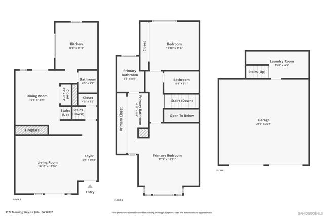 3177 Morning Way, La Jolla, California 92037, 2 Bedrooms Bedrooms, ,2 BathroomsBathrooms,Townhouse,For Sale,Morning Way,250020176SD