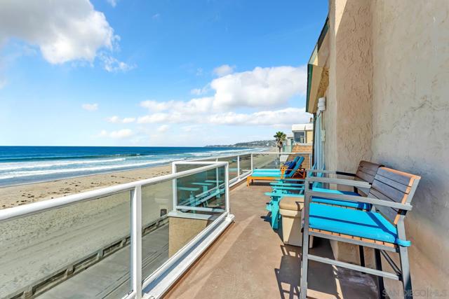 Expansive Ocean front deck with panoramic views.