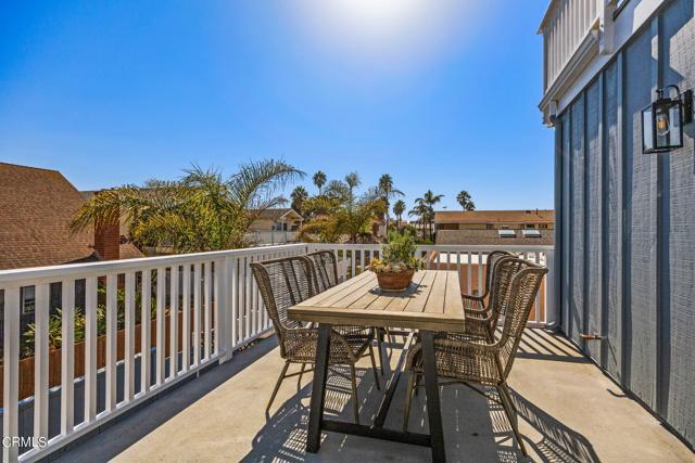 Balcony off of family room