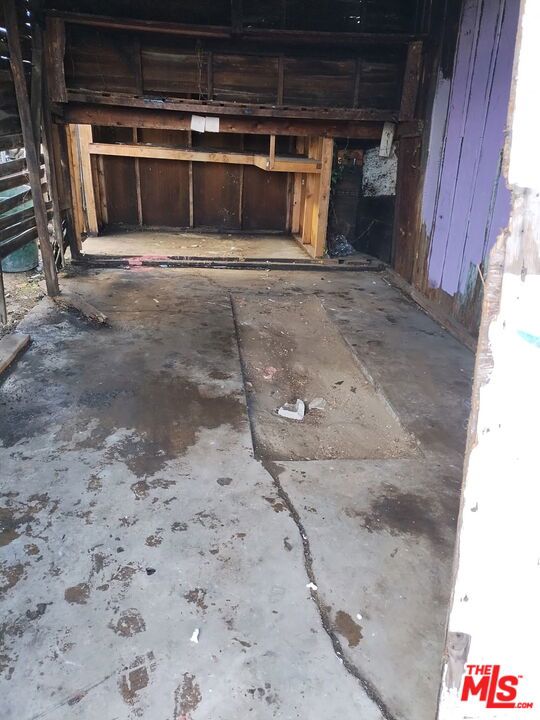 Garage view 1