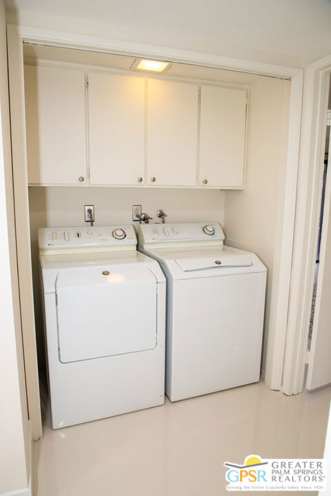 Laundry area hallway