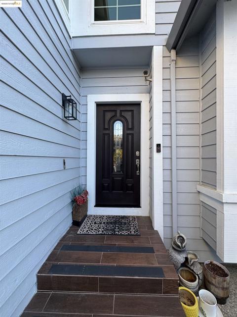 View of exterior entry