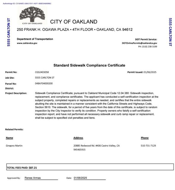 5555 Carlton Street, Oakland CA: https://media.crmls.org/mediaz/4e4227dd-fcf1-4333-8e14-cd58022cca3f.jpg
