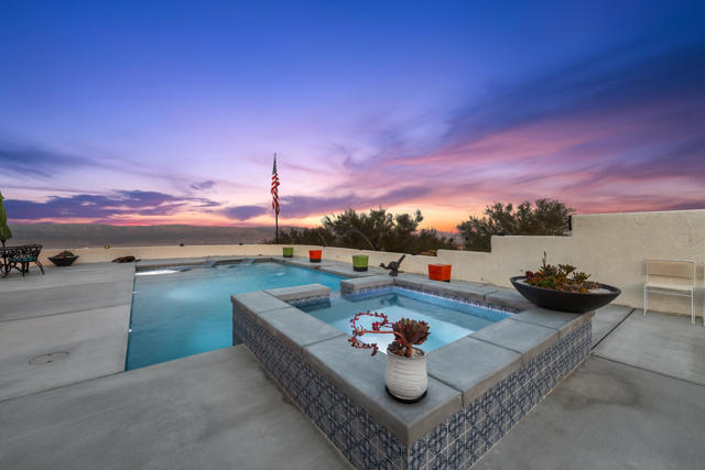 Pool + Spa At Twilight