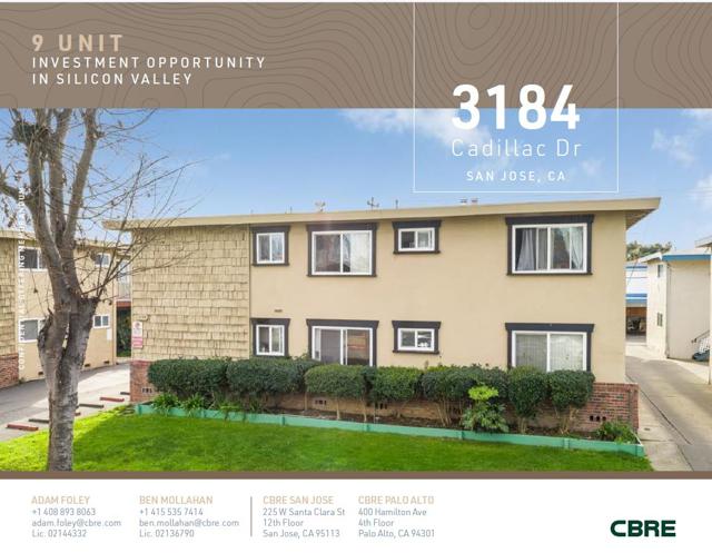 Details for 3184 Cadillac Drive, San Jose, CA 95117