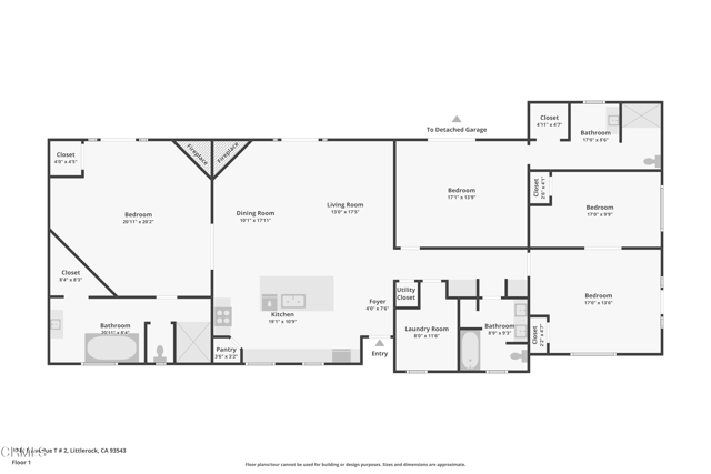 Detail Gallery Image 44 of 47 For 9242 E Avenue T 2, Littlerock,  CA 93543 - 4 Beds | 3 Baths