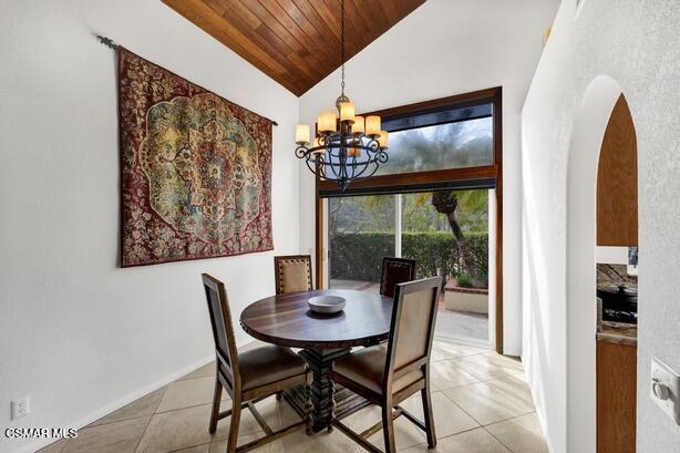 Formal dining area