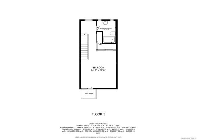 2710 Ariane Dr, San Diego, California 92117, 1 Bedroom Bedrooms, ,1 BathroomBathrooms,Townhouse,For Sale,Ariane Dr,250020044SD