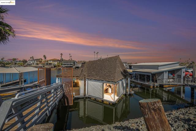 Dock featuring a water view