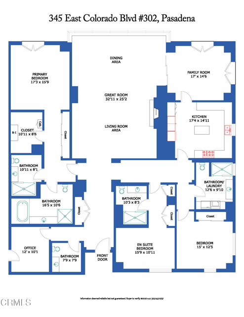 Detail Gallery Image 74 of 74 For 345 E Colorado Bld #302,  Pasadena,  CA 91101 - 3 Beds | 4/1 Baths