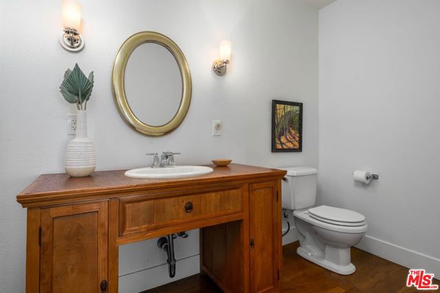 Downstairs powder room