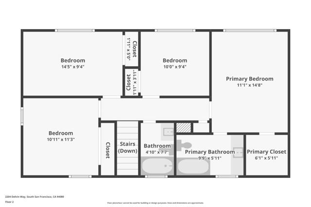 2204 Delvin Way, South San Francisco CA: https://media.crmls.org/mediaz/537a39d8-2210-4ca1-a8d5-d04f25d82555.jpg