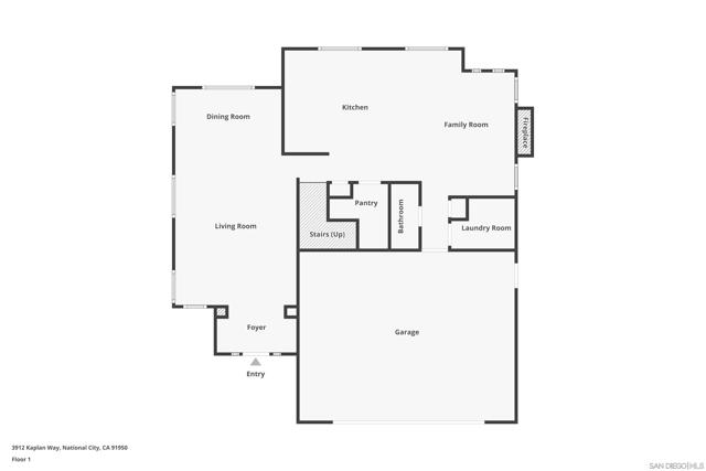 3912 Kaplan Way, National City, California 91950, 4 Bedrooms Bedrooms, ,2 BathroomsBathrooms,Single Family Residence,For Sale,Kaplan Way,250020097SD