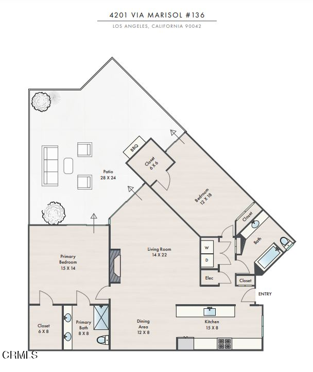 Detail Gallery Image 48 of 48 For 4201 via Marisol #136,  Los Angeles,  CA 90042 - 2 Beds | 2 Baths