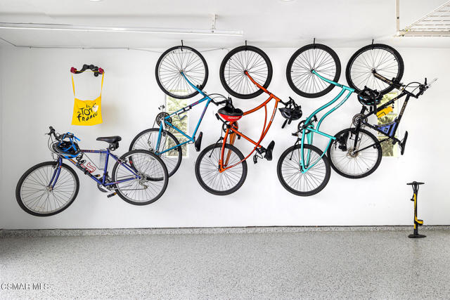 bikes in garage