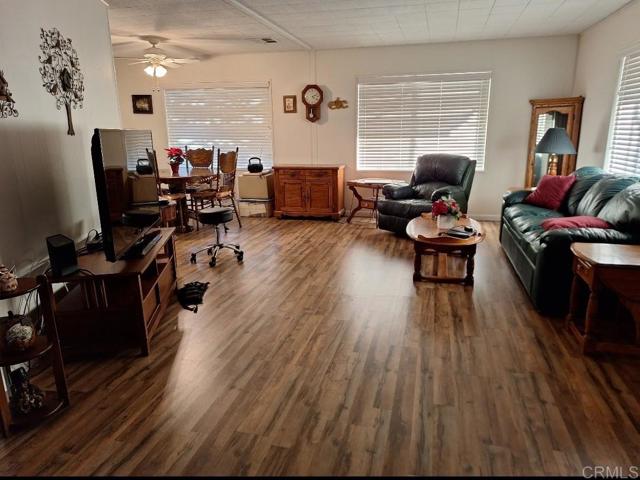 Freshly painted interior with new flooring
