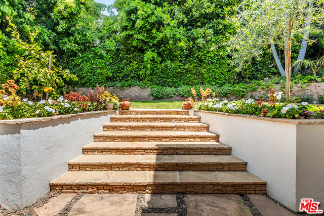 Staircase to Backyard